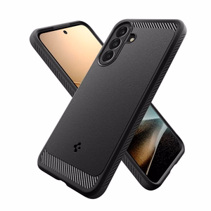 Spigen Rugged Armor -suojakuori mallille Samsung Galaxy A27 5G – mattamusta