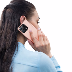Dux Ducis Skin Pro Suojakuori Xiaomi 13 Pro läppäkotelo korttiLompakko jalusta vaaleanpunainen