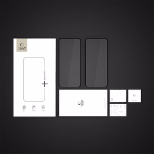 Tech-Protect Glass Fit+ Suojakuori 2-pack Samsung Galaxy Xcover 7 / 7 Pro:lle - musta