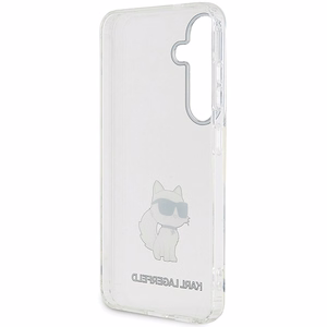Karl Lagerfeld IML Choupette kovakuori Samsung Galaxy S24+:lle - läpinäkyvä