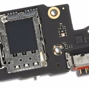 Flex Xiaomi Poco F6 latauspistokkeella ja mikrofonilla, SIM-kortin kontakti alkuperäinen (service pack)