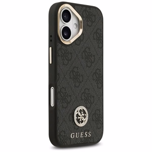 GUESS Suojakuori IPHONE 17 MagSafe GUHMP17SP4GRMDEK (PU W/ 4G Strass Logo) musta