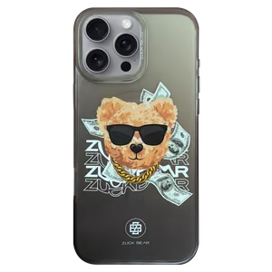 Zuck Bear Harold iPhone 16 musta