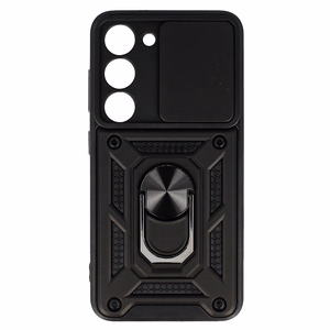 Slide Camera Armor suojakuori Samsung Galaxy S23 Plus:lle musta