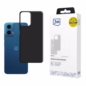 3mk Matt Case suojakuori Motorola Moto G34 5G:lle - musta