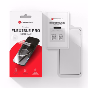 Forcell Flexible Nano Glass 5D iPhone 13/13 Pro/14/16e musta