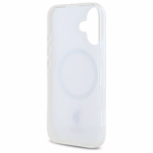 US Polo IML Ring MagSafe kotelo iPhone 16 - valkoinen