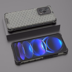 Honeycomb case for Xiaomi Redmi Note 12 Pro+ armored hybrid cover black