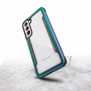 X-Doria Raptic Shield Pro suojakuori Samsung Galaxy S22+ 5G -laitteelle, antimikrobisella suojalla, helmiäishohtoinen