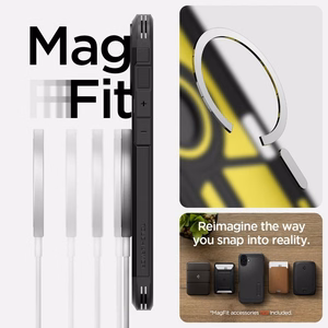 Spigen Tough Armor Mag MagSafe Suojakuori iPhone 16 6,1 musta