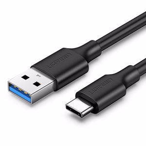 Ugreen US184 20882 USB-A 3.0 / USB-C 3A -kaapeli 1 m - musta