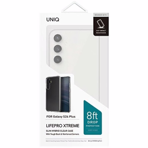 Uniq LifePro Xtreme Suojakuori Samsung Galaxy S24+:lle - läpinäkyvä