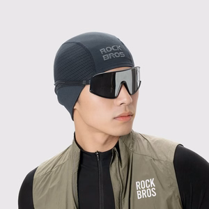 Rockbros LF25956 saumaton neulottu pyöräilylakki – musta