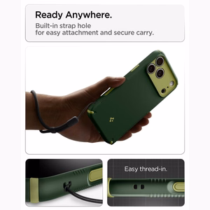 Spigen Nano Pop MagSafe -suojakuori iPhone 18 Pro Max / 17 Pro Max -malleille, vihreä