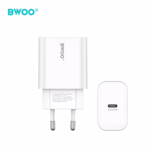 BWOO seinälaturi CDA233 PD 20W 1x USB-C valkoinen