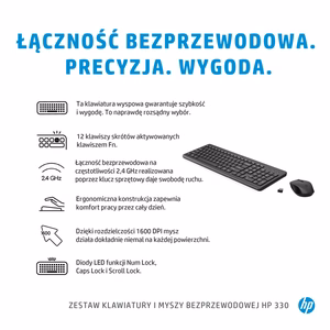 HP 330 langaton hiiri ja näppäimistö (yhdistelmä)