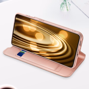 Dux Ducis Skin Pro Holster Cover Samsung Galaxy S22 + (S22 Plus) vaaleanpunainen