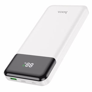 Varavirtalähde (f) Hoco 10000 mAh QC3.0 PD 3A 20W J102 valkoinen