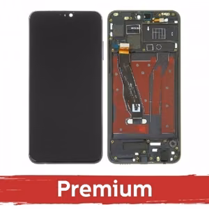 LCD-näyttö yhteensopiva Huawei Honor 8X kehyksellä / musta / OEM