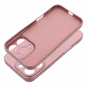 Metallinen Suojakuori iPhone 16 PRO:lle vaaleanpunainen