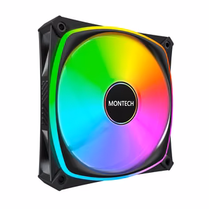 Kotelotuuletin Montech AX120 PRO, 120 mm, 3-in-1, musta