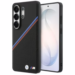 BMW Tricolor Metal Logo MagSafe suojakuori Samsung Galaxy S26 Ultra:lle musta