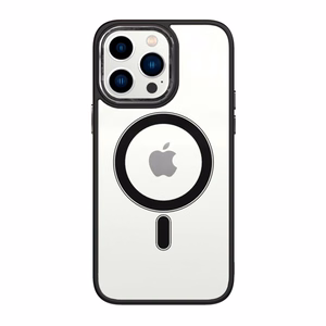 Tel Protect Magnetic Clear Suojakuori iPhone 13 Pro:lle musta