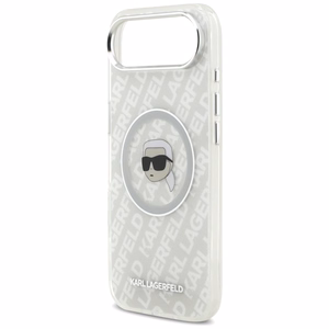 Karl Lagerfeld IML Karl Head Logo MagSafe Suojakuori iPhone Air:lle - Harmaa