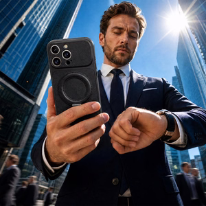 Luxgrip Mag suojakuori iPhone 13 6,1" musta
