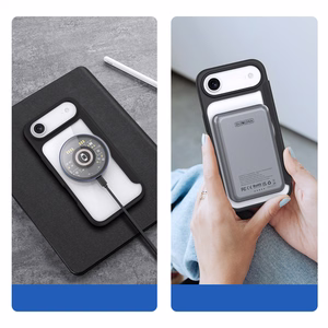 Dux Ducis Skin X Pro iPhone 17 Air Suojakuori Lompakolla, MagSafe-yhteensopiva - Musta