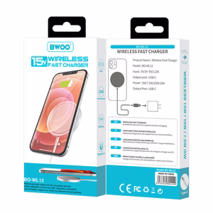 BWOO WL-12 PD wireless charger 15W black