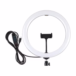 Rengasvalaisin puhelimen pidikkeellä PULUZ