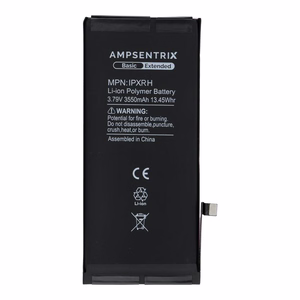 AmpSentrix Basic battery for iPhone XR (high capacity 3550 mAh)
