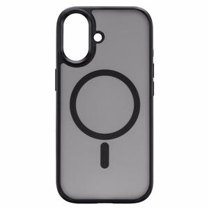 Liavec Cloudy suojakuori metallisella kamerakehyksellä Iphone 17 -puhelimelle musta (kameran ohjauspainike)