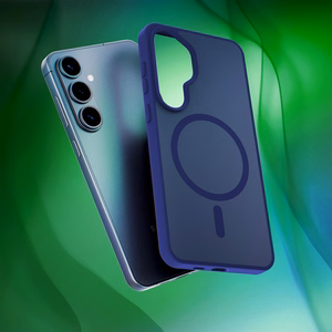 Samsung Galaxy S26+ – 3mk Smoke MagCase sininen puhelimen suojakuori