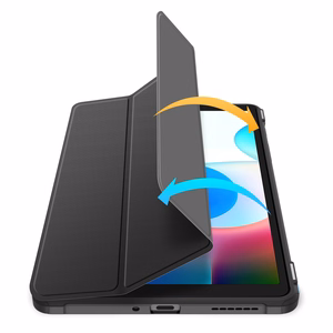 Dux Ducis Toby panssaroitu Flip Smart Case Realme Pad Mini musta