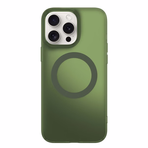 Tecto Shield Mistiq Mag suojakuori iPhone 16 Pro Max 6,9"-mallille, oliivinvihreä