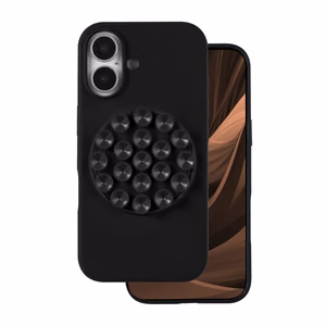 Silikoninen Stick suojakuori iPhone 16 6,1 musta