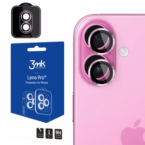 3mk Lens Protection Pro Karkaistu lasi iPhone 17:lle - Violetti