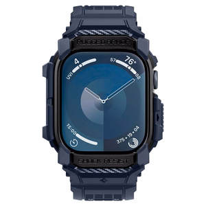 Spigen Rugged Armor Pro Apple Watch 10 (46mm) Laivastonsininen