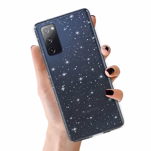 Crystal Glitter Suojakuori Samsung Galaxy S20 FE / Lite:lle hopeinen
