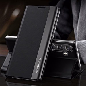 Sleep Case Pro Samsung Galaxy S24 FE Case with Flip and Stand - Black
