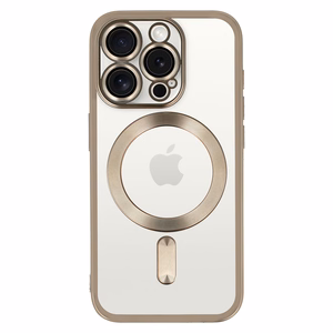 Metallic Magsafe Case for Iphone 16 Pro Titanium