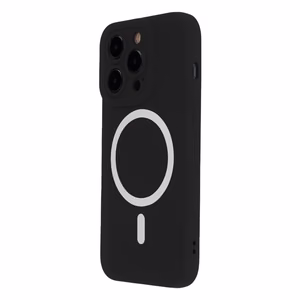 Silicon Soft Mag iPhone 16 Plus suojus musta