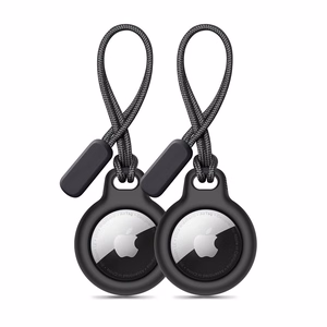 Tech-Protect Rough 2 kpl suojakuori Apple AirTag -laitteelle - musta