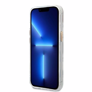 Guess GUHMP13MHTRMD iPhone 13 6.1 "kulta / kulta kova kotelo Metal Outline Magsafe metalli ääriviivat