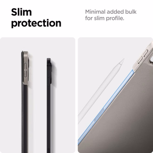 Spigen Smart Fold -suojakuori iPad Pro 13 2024:lle - musta