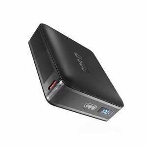 SBS HD 65W 20000mAh USB-C Varavirtalähde LCD-näytöllä - Musta