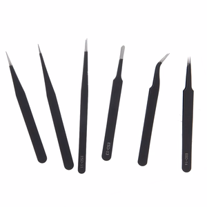 6 tarkkuuspinsettien setti