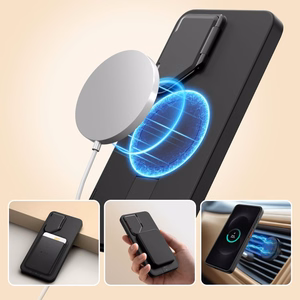 Tech-Protect Kevlar Aura MagSafe Suojakuori Samsung Galaxy S26:lle - musta ja oranssi